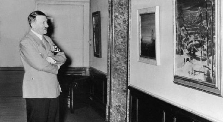 Başarısız Sanatçı Nazi Almanyası Lideri Adolf Hitler'in Faşist Olmadan Önceki Resim Çalışmaları